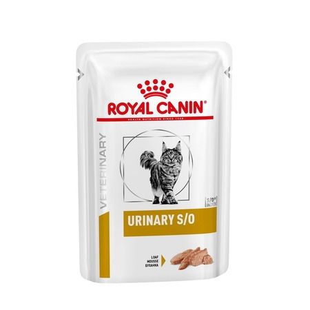 Royal Canin Влажный диетический корм Royal Canin Urinary S/O паштет для взрослых кошек при МКБ с курицей - 85 г