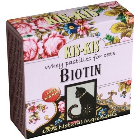 KiS-KiS Таблетки KiS-KiS Pastils Biotin с биотином для кошек - 60 г