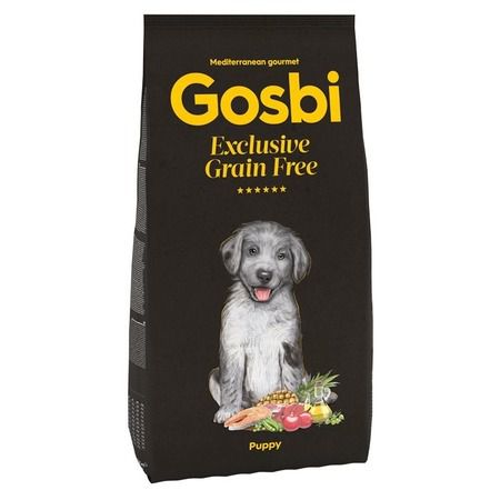 Gosbi Сухой беззерновой корм Gosbi Exclusive для щенков с лососем и ягненком - 600 г
