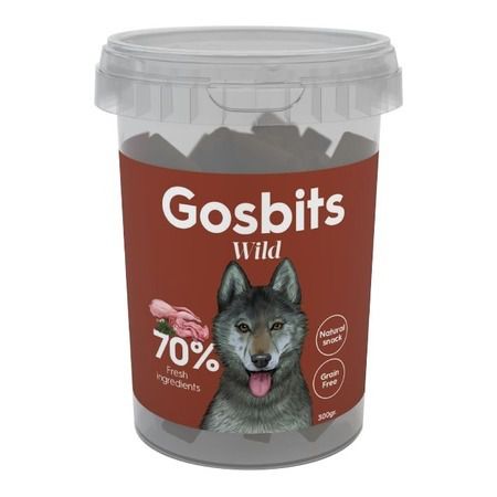 Gosbi Лакомство Gosbits для взрослых собак с дичью - 300 г