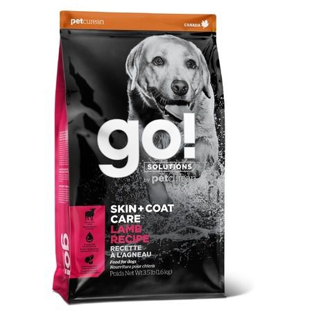 GO! Natural Holistic Сухой корм GO! Skin + Coat Lamb Meal для щенков и собак со свежим ягненком - 5,45 кг