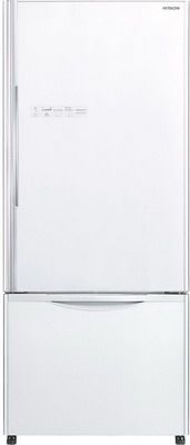 Двухкамерный холодильник Hitachi R-B 502 PU6 GPW белое стекло