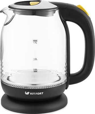 Чайник электрический Kitfort KT-654-4 жёлтый