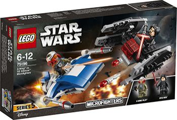Конструктор Lego Star wars Истребитель типа A против бесшумного истребителя СИД 75196