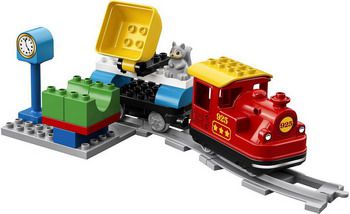Конструктор Lego DUPLO Town: Поезд на паровой тяге 10874
