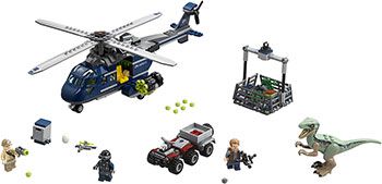 Конструктор Lego Погоня за Блю на вертолёте 75928