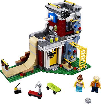 Конструктор Lego Скейт-площадка (модульная сборка) Creator 31081
