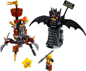 Конструктор Lego Боевой Бэтмен и Железная борода 70836