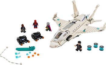 Конструктор Lego Super Heroes Реактивный самолёта Старка и атака дрона 76130