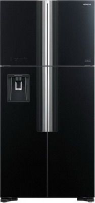 Холодильник Side by Side Hitachi R-W 662 PU7X GBK чёрное стекло
