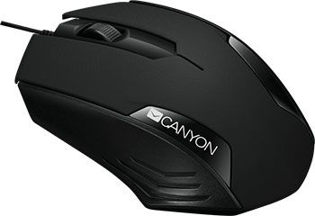 Проводная компьютерная мышь Canyon CNE-CMS 02 B Черный