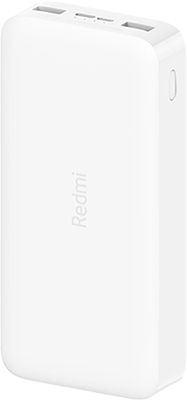 Внешний аккумулятор Xiaomi Mi Power Bank REDMI white 10000mAh (VXN4266CN) PB100LZM