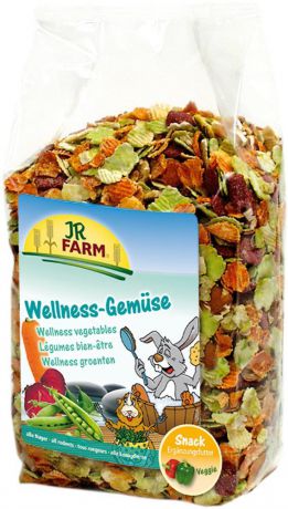 Лакомство JR FARM Wellness Овощные Хлопья для грызунов, 600 г