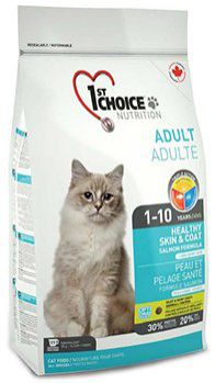 Сухой корм 1st Choice Adult Healthy Skin&Coat для здоровья шерсти и кожи взрослых кошек (2,72 кг, )