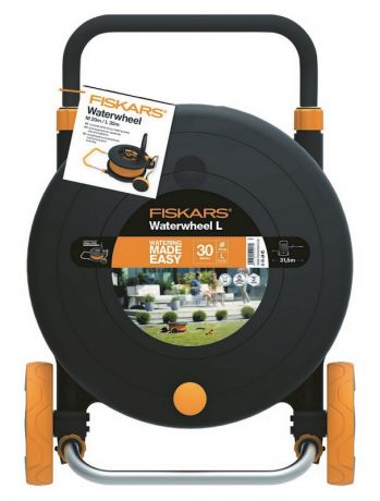 Катушка со шлангом FISKARS 102364430м, диаметр 1/2 дюйма (13 мм) + набор аксессуаров