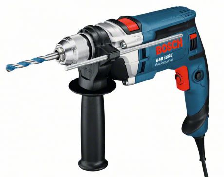 Дрель ударная BOSCH GSB 16 RE Professional 060114E500 750 Вт, кейс