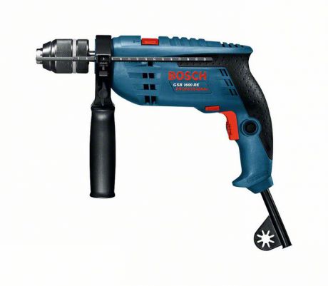 Дрель ударная BOSCH GSB 1600 RE Professional 0601218121 710 Вт