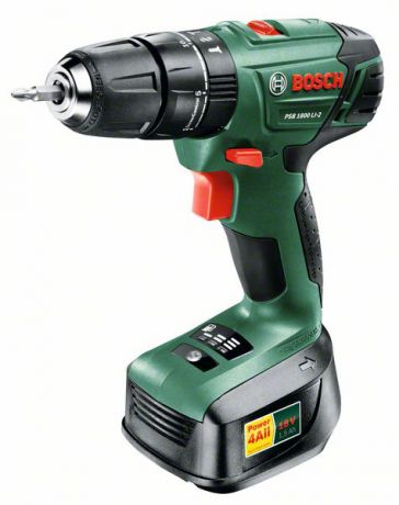 Дрель-шуруповерт ударная, аккумуляторная BOSCH PSB 1800 LI-2 06039A3320