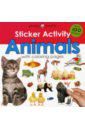 Priddy Roger Sticker Activity. Animals with coloring pages
