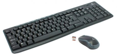 Комплект беспроводные клавиатура с мышью Logitech MK270