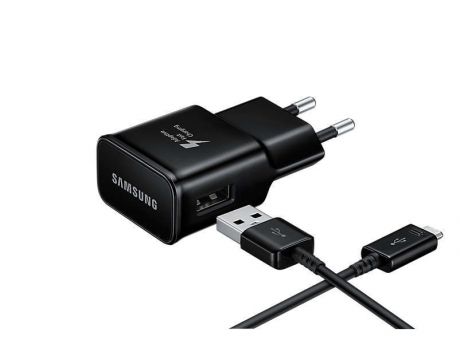 Сетевое зарядное устройство Samsung EP-TA20EBECGRU, 2A, Type C, черный
