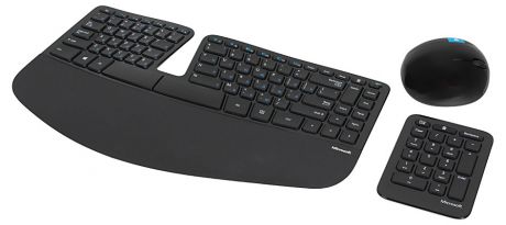 Комплект беспроводные клавиатура и мышь Microsoft L5V Sculpt Ergonom