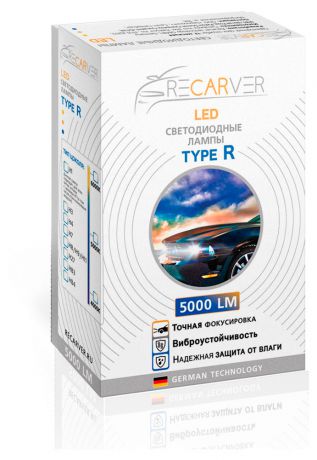 Комплект светодиодов Recarver Type R HB3 5000 lm 14W, 2 шт