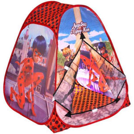 Детская игровая палатка Леди Баг 81х91х81см