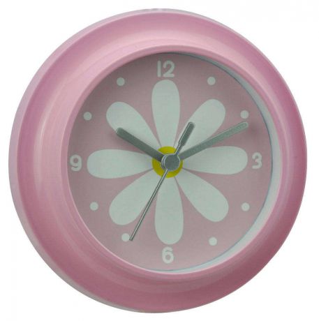 Часы настенные «Ромашка», розовый, 17.5 см