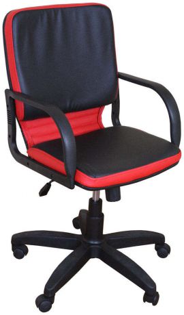 Кресло компьютерное «Элит», черно-красное