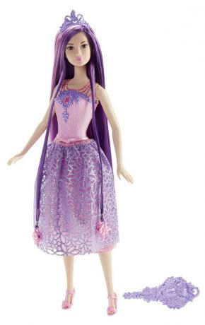 Кукла «Принцесса с длинными волосами» Barbie цвет наряда фиолетовый