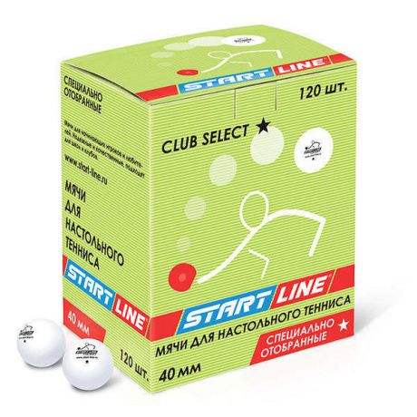 Мячи для настольного тенниса Start Line Club Select 1*
