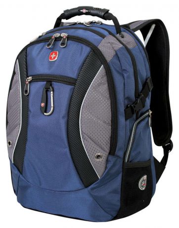 Рюкзак городской Wenger Neo, 39 л, синий/серый, 35х23х48 см