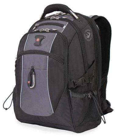 Рюкзак городской Wenger Scansmart III, 38 л, чёрный/серый, 35x23x48 см