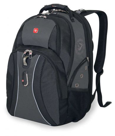 Рюкзак городской Wenger ScanSmart II, 36 л, черный/серый, 34х23х47 см
