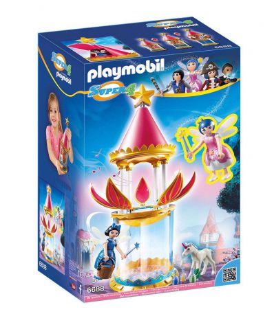 Playmobil Супер 4 Плеймобиль 6688 Музыкальные Цветочная Башня с Твинкл