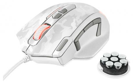 Мышь игровая GXT 155W Gaming Mouse, белый камуфляж