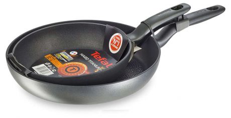 Набор посуды Tefal Hard Titanium+, 2 сковородки