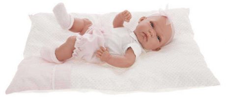 Кукла-младенец Марсела в розовом Juan Antonio 33 см 6018P