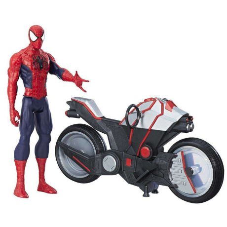 Фигурка Человек паук с мотоциклом Spider Man Hasbro B9767