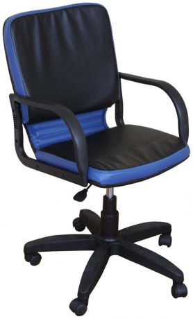 Кресло компьютерное «Элит», черно-синее