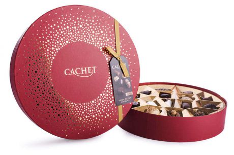 Шоколадные конфеты CACHET, в наборах, ассорти, пралине, 400г