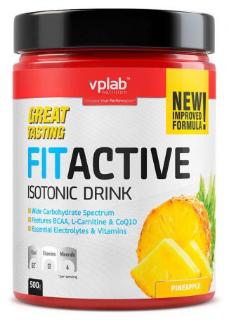 Изотоник VPLAB FitActive Isotonic Drink, ананас, 500г