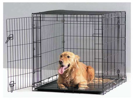 Переноска-клетка DOG COTTAGE 107 cm черная SAVIC