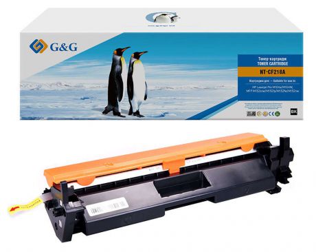 Тонер-картридж лазерный G&G NT-CF218A для HP LaserJet Pro M104a/w MFP M132nw/fw/fp/snw, 1400 страниц