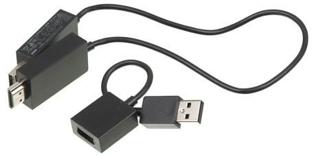 Беспроводной видеоадаптер Microsoft V2 HDMI-USB 2.0, 30 см
