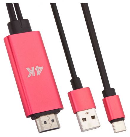 HDTV кабель USB Type-C to HDMI, 1.8 метра