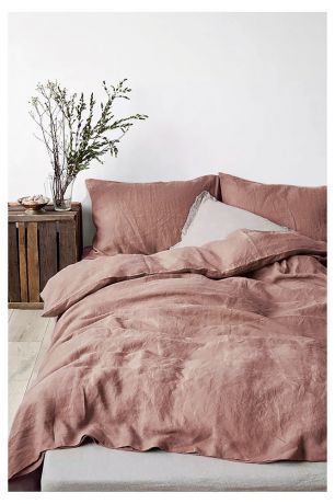 Комплект постельного белья Capriccio Peach, 2-спальный, жатка, наволочки 70х70 см