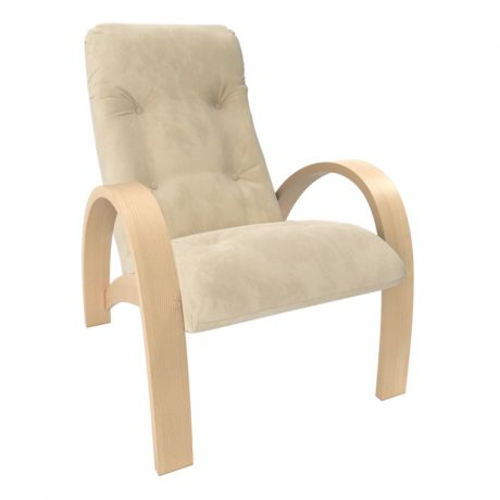 Кресло для отдыха Модель S7, натуральный/ваниль