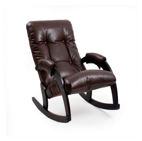 Кресло-качалка Модель 67, венге/коричневый
